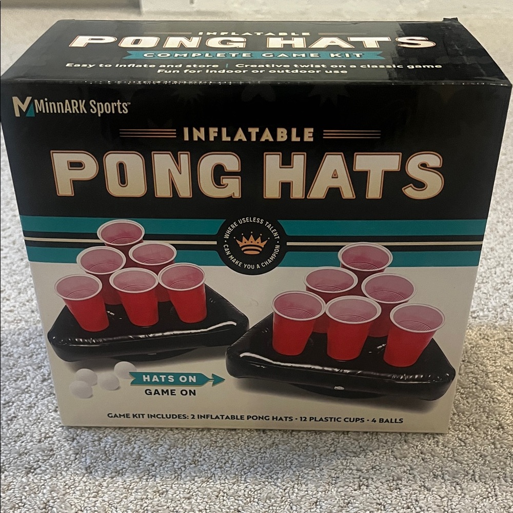 Inflatable Pong Hat Game - Picture 2 of 2